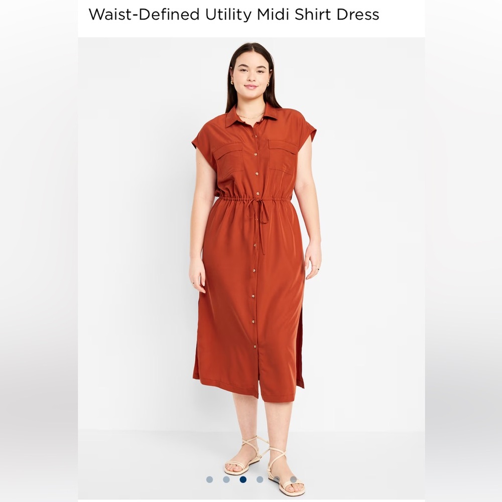 Brand new Old Navy Utility MIDI Dress